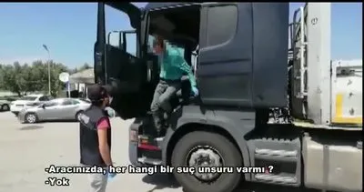Osmaniye’de yük taşımak için izin alan TIR şoförü zehir sevkiyatı yaparken böyle yakalandı |  Video