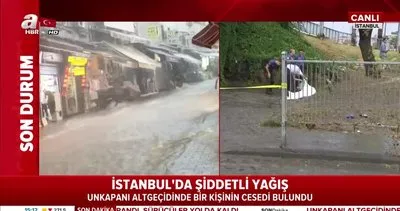 İstanbul Unkapanı alt geçidinde bir kişinin cansız bedeni bulundu