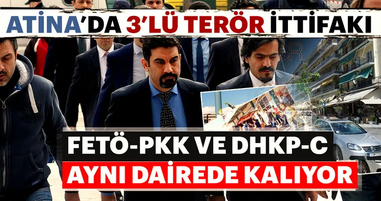 Atina’da 3’lü terör dairesi