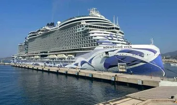 Bahamalar bayraklı dev gemi 3 bini aşkın turist getirdi #mugla