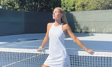 Sokaklar tenis kortuna döndü