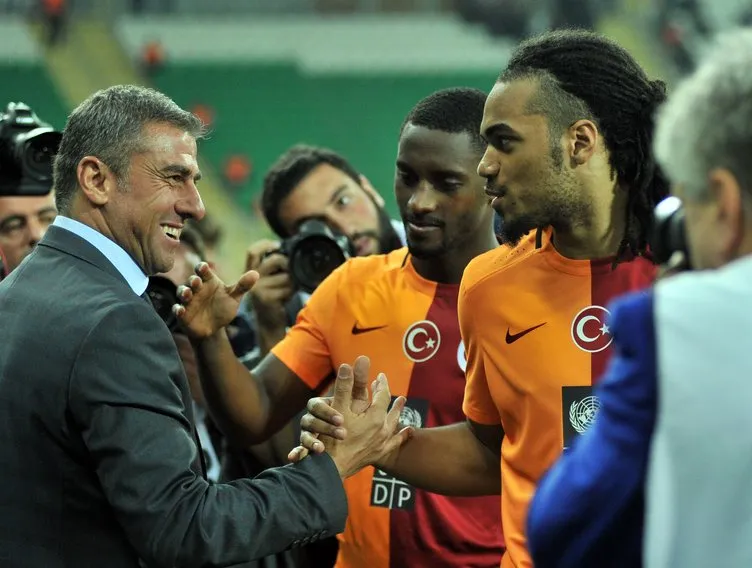 Bursaspor-Galatasaray maçından kareler