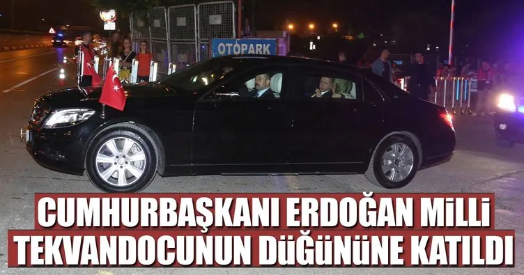 Cumhurbaşkanı Erdoğan, Nur Tatar’ın düğününe katıldı
