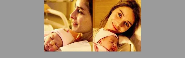 Nur Fettahoğlu bebeğinin yüzünü ilk kez gösterdi