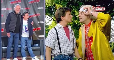 Geleceğe Dönüş’ün yıldızları Michael J Fox ve Christopher Lloyd 37 yıl sonra bir arada | Video