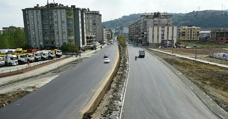 Tekkeköy Belediyesinden ilçe girişine estetik dokunuş