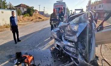 Kırıkkale'de korkunç kaza: Otomobiller çarpıştı! 2 ölü var #kirikkale