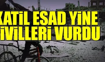 Katil Esad yine sivilleri vurdu