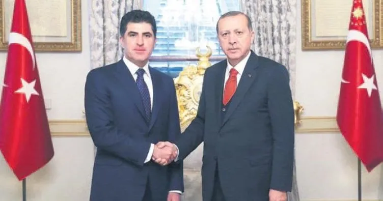 Erdoğan, Barzani ve Conde ile görüştü