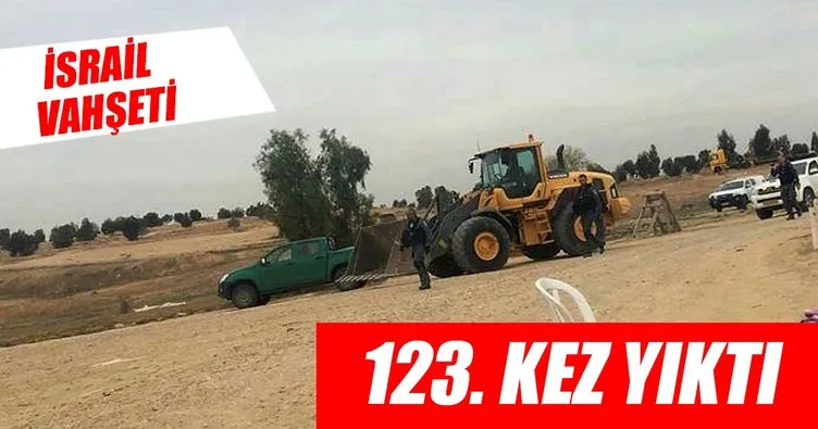 İsrail, Arakib köyündeki evleri 123. kez yıktı