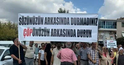 Harmandalında çöp isyanı