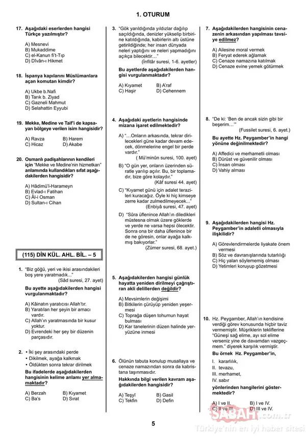 AÖL soruları ve cevapları açıklandı! 8-9 Aralık MEB ile Açık Lise AÖL sınav soruları ve cevapları 2018 burada!