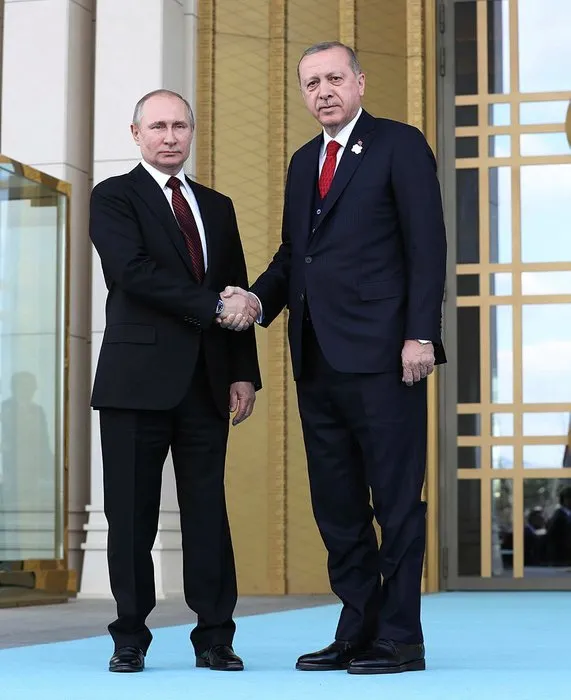 Rusya lideri Vladimir Putin’in Ankara ziyaretinden yansıyan kareleri