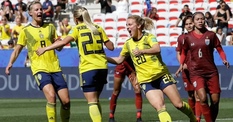 FIFA Kadınlar Dünya Kupası’nda İsveç’ten Tayland’a 5 gol