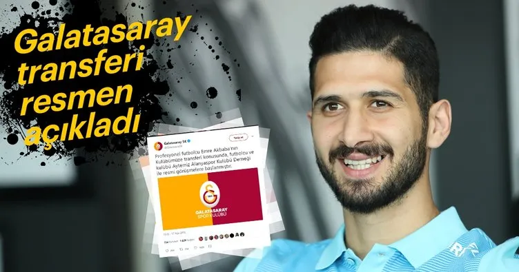 Galatasaray Emre Akbaba transferini KAP’a bildirdi