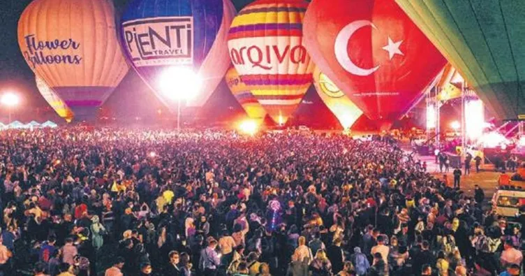 Ürgüp’te balonlar Buray’la havalandı