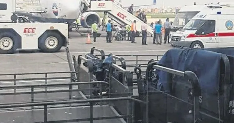 Kabin basıncı düşen uçak sorunsuz indi