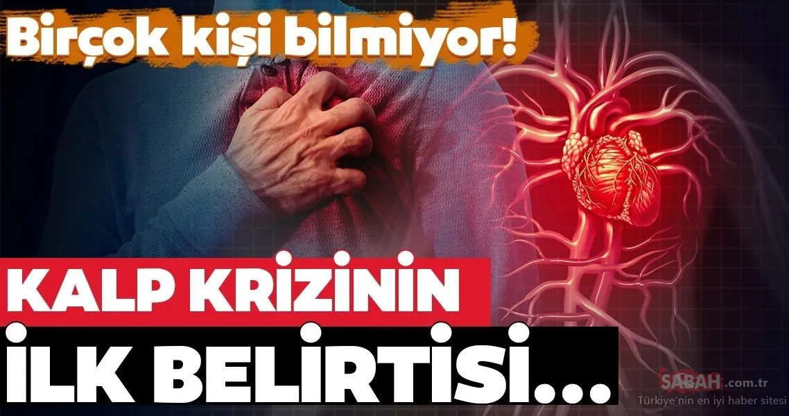 Kalp krizi �geliyorum� diyor! İşte kalp krizinin ilk belirtisi