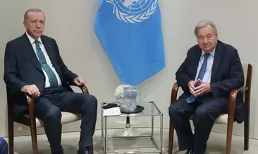 Başkan Erdoğan, Guterres ile görüştü