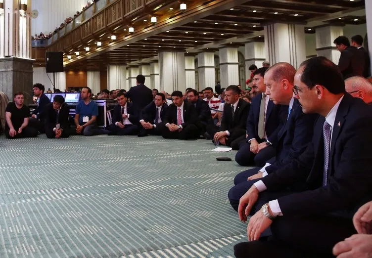 Cumhurbaşkanı Erdoğan, cuma namazını Millet Camisi’nde kıldı