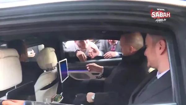 Cumhurbaşkanı Erdoğan, İstanbul Tarabya'da minibüsçülerle bir süre sohbet etti!