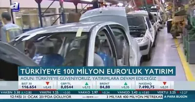 Türkiye’de 100 Milyon Euro’luk yatırım!