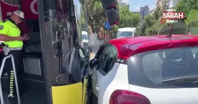 Kadıköy’de İETT otobüsü ile otomobil çarpıştı: 3 yaralı | Video