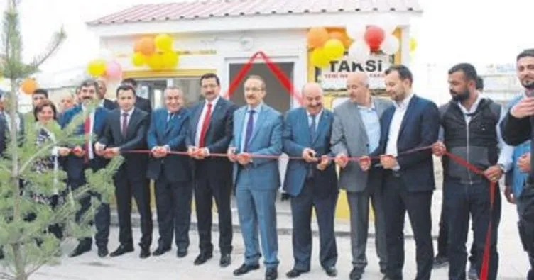 Muhtar ofisleri ve taksi durakları yapıldı