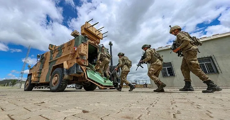 Hudut Kartalları nöbette