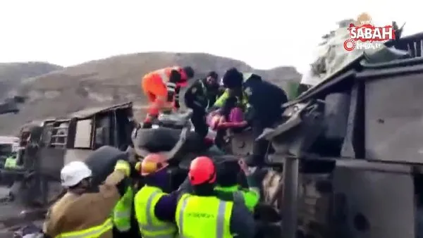 Peru’da yolcu otobüsü ile tren çarpıştı: 4 ölü | Video