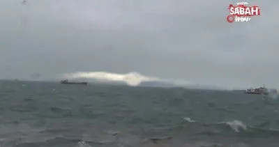 Kartal’da kuvvetli rüzgar nedeniyle Panama bayraklı kargo gemisi sürüklendi | Video