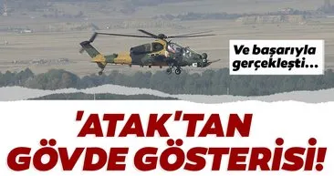 Güçlenen Atak helikopterinden ilk uçuş