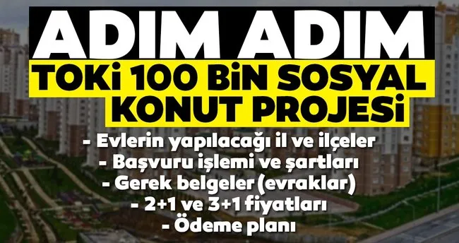 Toki 100 Bin Sosyal Konut Projesi Kapsaminda Hangi Il Ve Ilcelerde Kac Konut Yapilacak Basvuru Sartlari Ve Diger Detaylar Burada Son Dakika Haberler