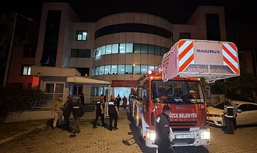 Düzce’de huzurevinde yangın