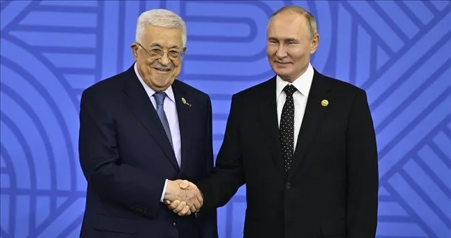 Rusya Devlet Başkanı Putin, Filistin Devlet Başkanı Abbas ile görüştü