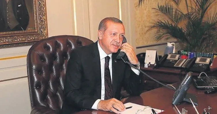 Erdoğan’dan telefon diplomasisi