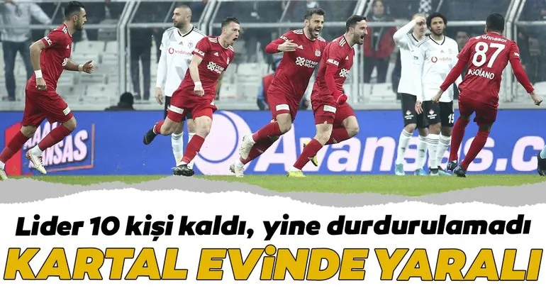 Beşiktaş 1-2 Demir Grup Sivasspor MAÇ SONUCU