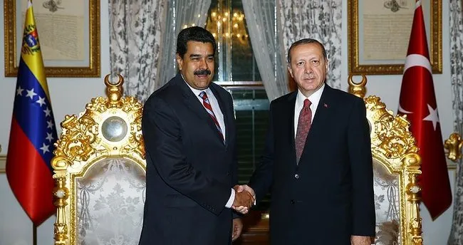 Cumhurbaşkanı Erdoğan, Venezuela Devlet Başkanı Moros’la görüştü