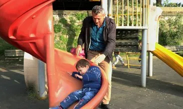 Zonguldak’ta çocuklar parkta güvenle oynuyor