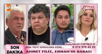 DNA testi sonucuna göre Ahmet Filiz, Emrah’ın babası! | Video