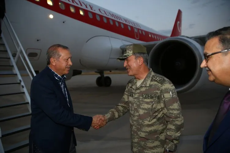 Cumhurbaşkanı Erdoğan, Cizre’de askerlerle birlikte iftar yaptı