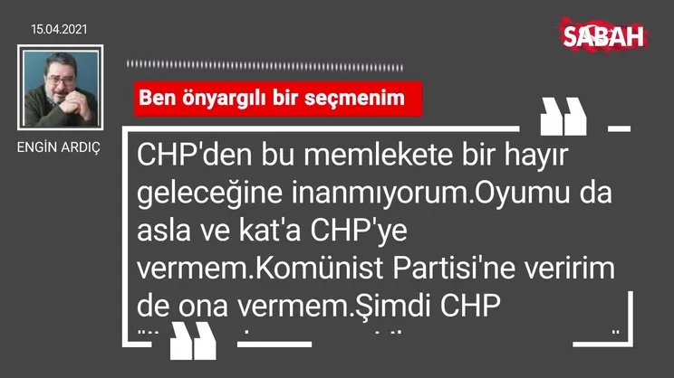 Engin Ardıç | Ben önyargılı bir seçmenim
