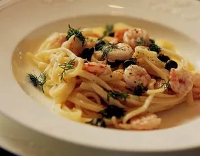 Karidesli Kaparili Linguini