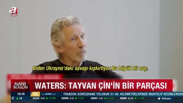Roger Waters Rusya Ukrayna savaşı ve Çin Tayvan krizi hakkında konuştu: 