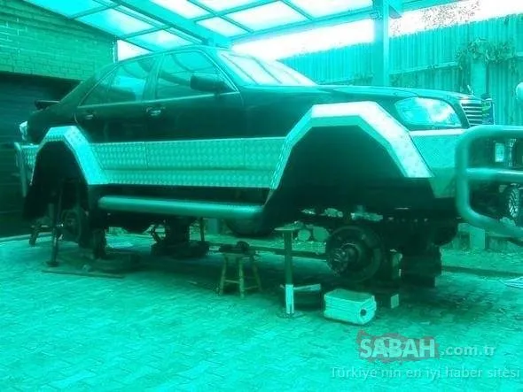 Mercedes'in bile aklına gelmedi! Bakın ne hale getirdi...