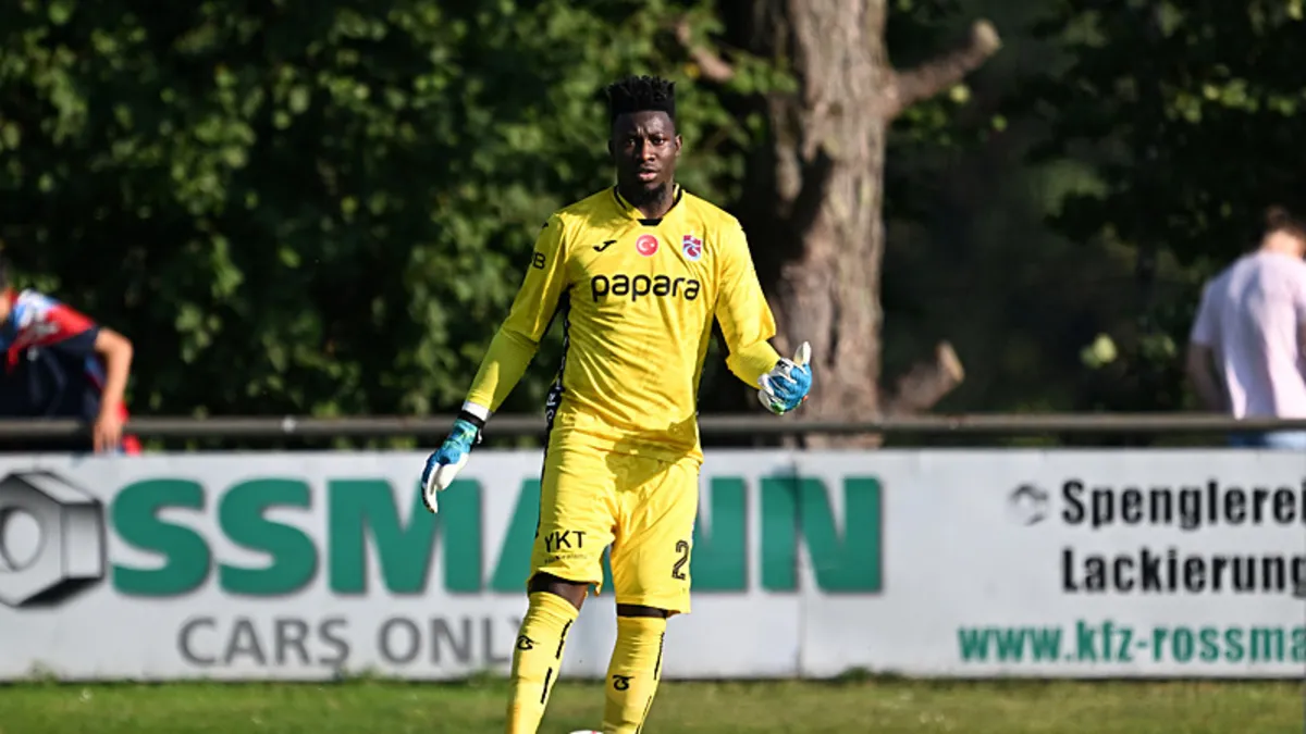 Trabzonspor'un kalecisi Onana'dan Fatih Tekke'ye övgü dolu sözler!