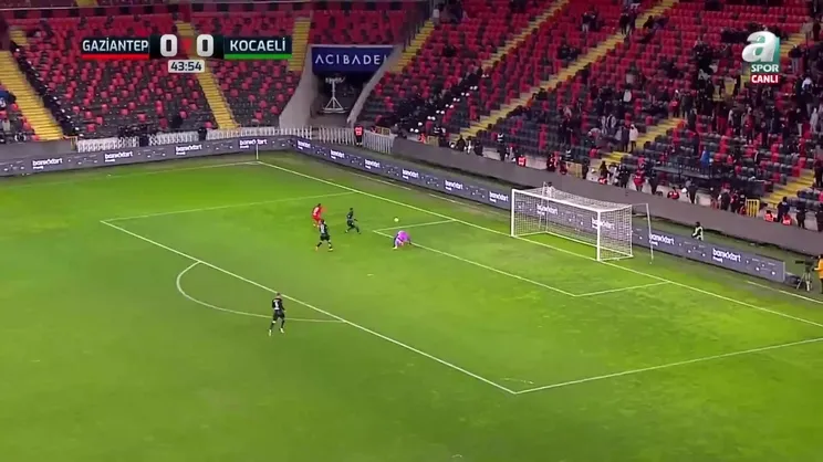 Gaziantep FK 1-0 Kocaelispor (MAÇ SONUCU-ÖZET)