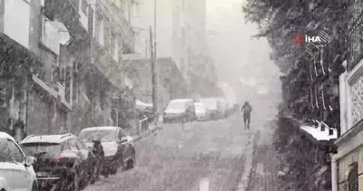 İstanbul’da lapa lapa kar yağışı
