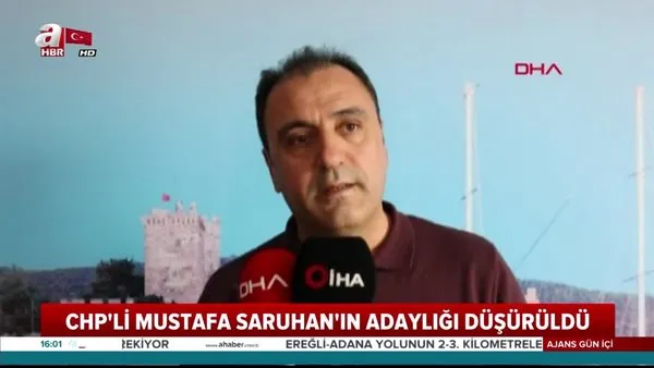 Muğla'nın Bodrum ilçesinde CHP'ye şok! CHP'nin Bodrum adayı Mustafa Saruhan'ın adaylığı düşürüldü!