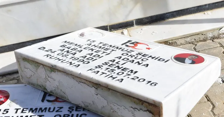 Son dakika haberi: 15 Temmuz şehidi ikiz polislerin mezarına saldırı